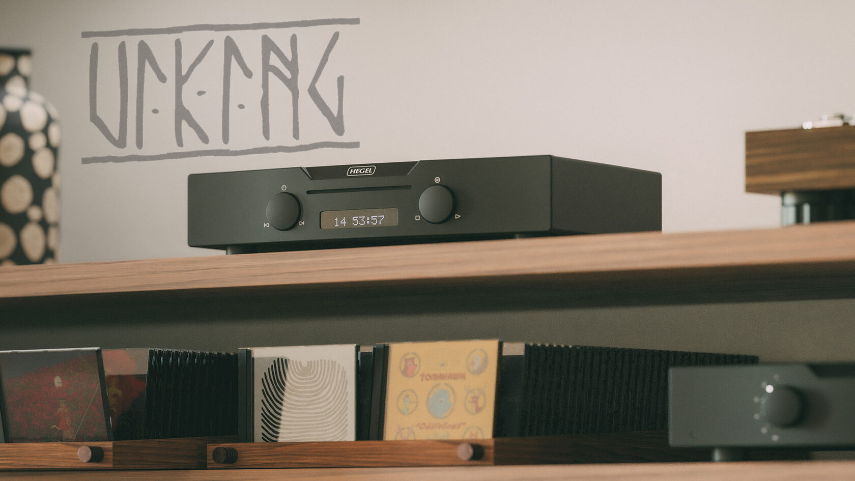 Hegel Viking reference CD player in black