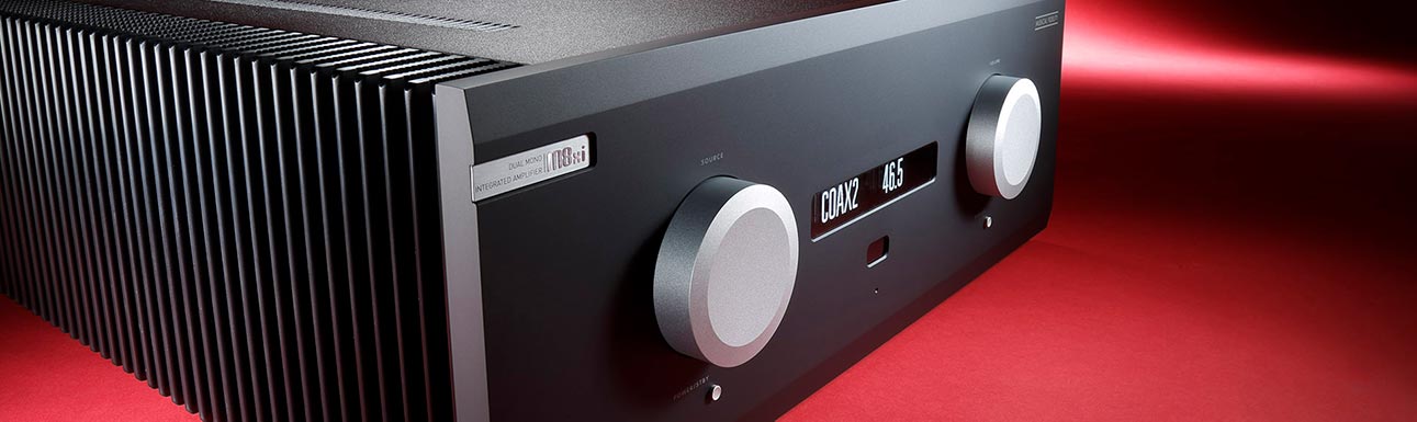Musical Fidelity M8xi high-end integrated amplifier with dual-mono architecture and built-in DAC