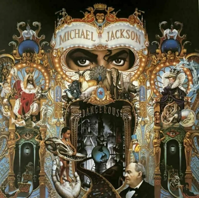 Michael Jackson – Dangerous Red & Black Swirl Vinyl 2LP | Hi-Fi