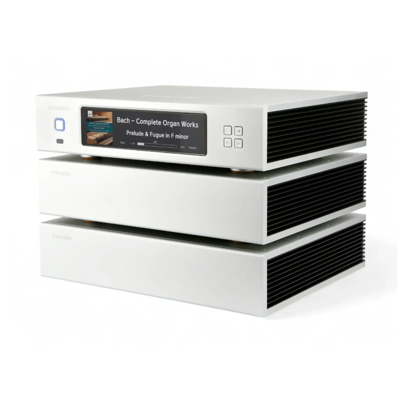 Aurender_N50_silve2 Aurender N50 Reference Music Server / Streamer - Image 1