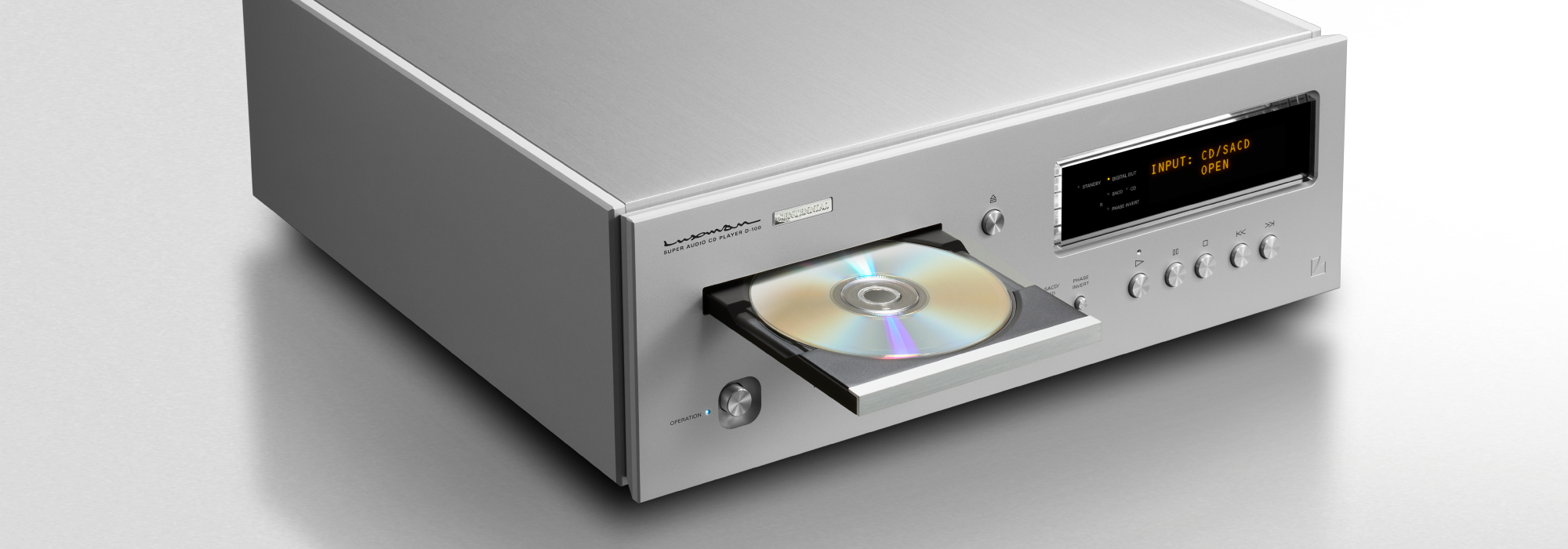 Luxman D-100 CENTENNIAL SACD/CD player and high-end DAC