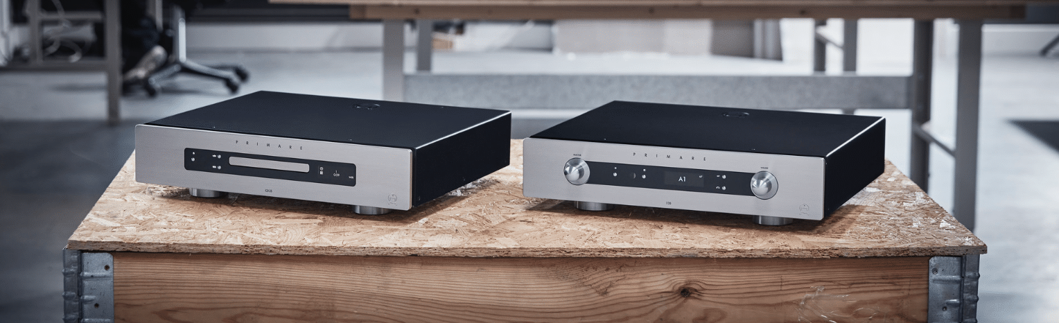 Primare I35 modular integrated amplifier with optional DAC and Prisma streaming modules