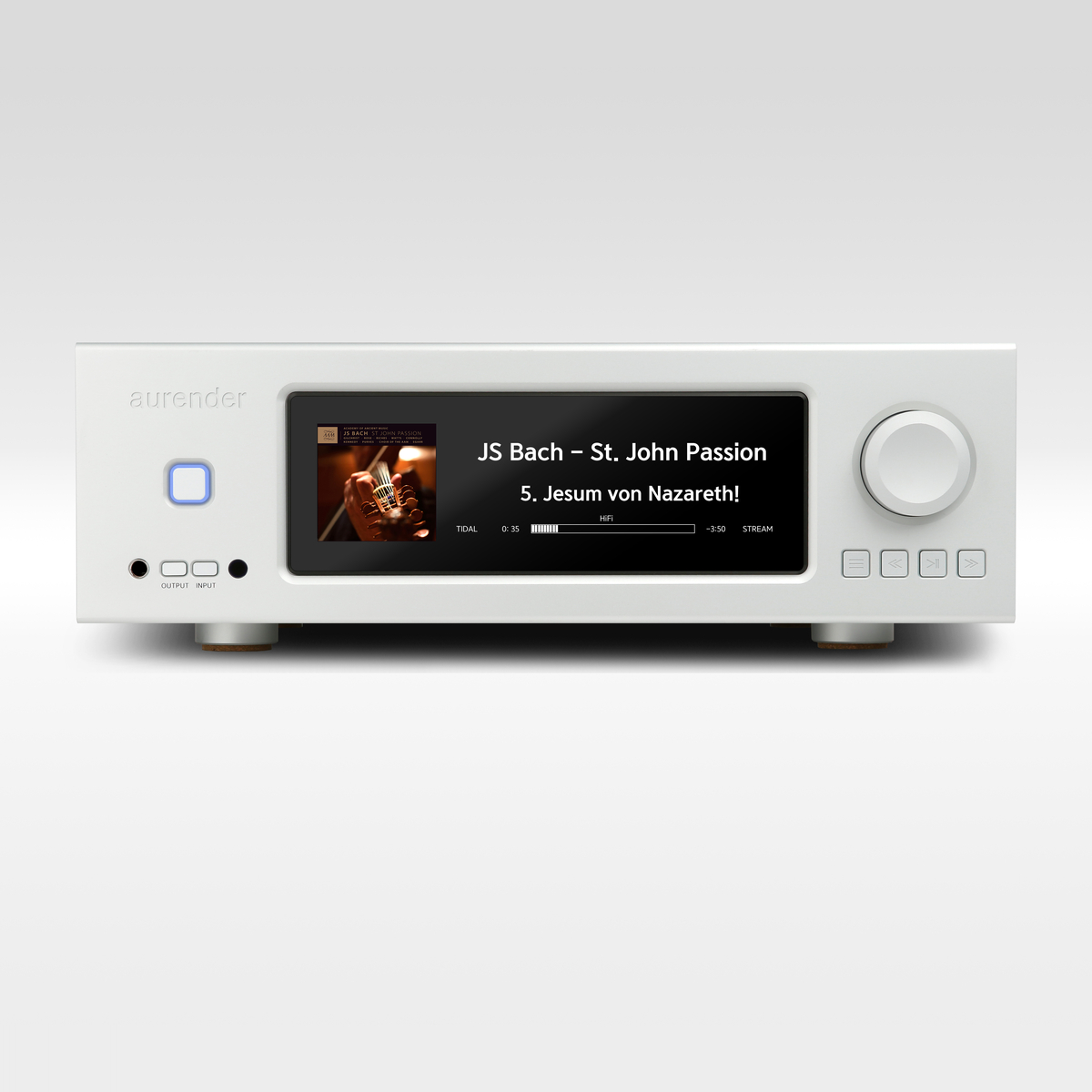 Aurender_AP20_silver Aurender AP20 Reference All-In-One Music Server - Image 1