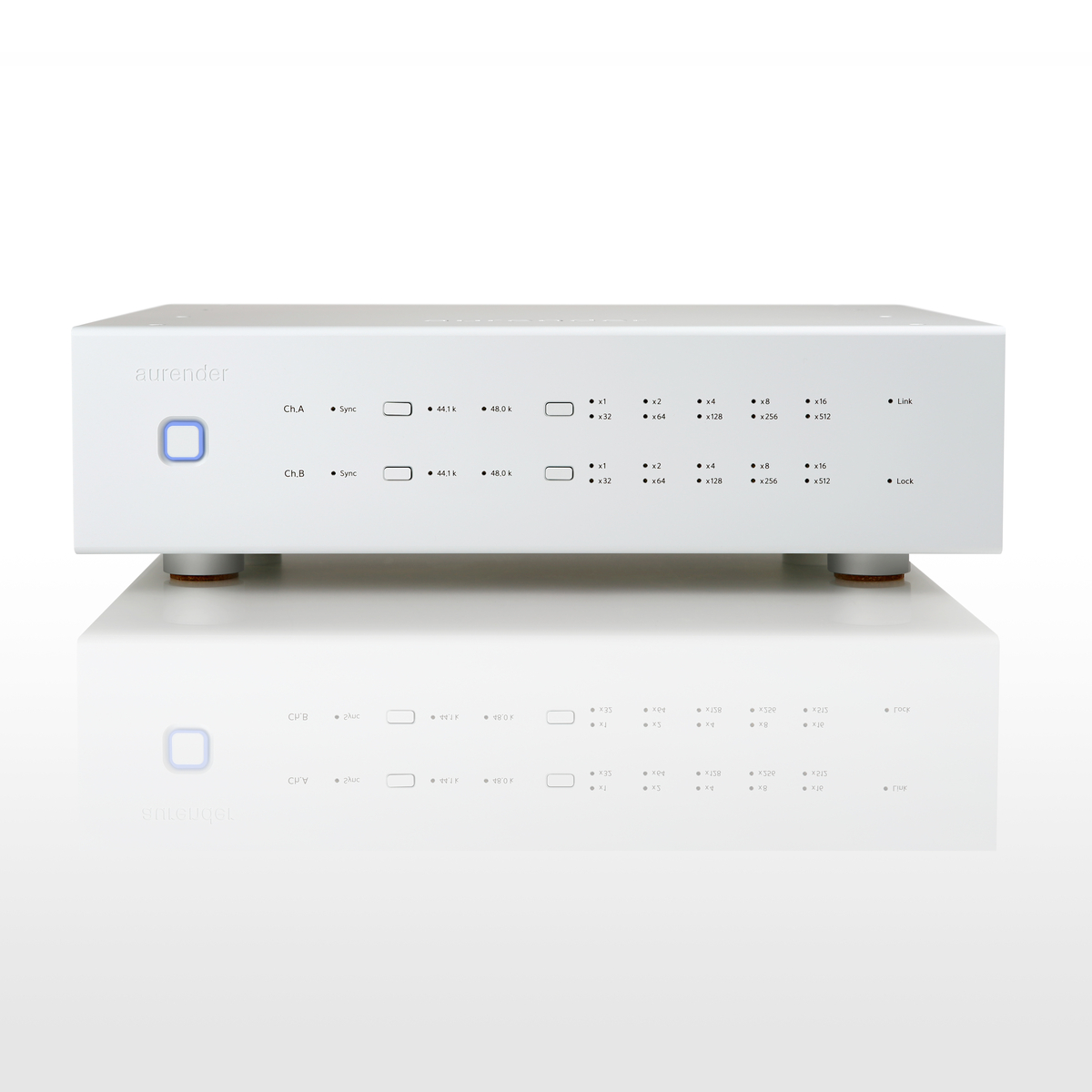 Aurender_MC20_silver Aurender MC20 Flagship Master Clock - Image 1
