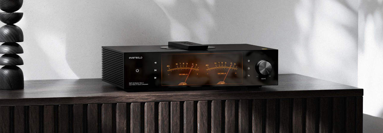 Eversolo DMP-A8 Master Edition Gen 2 high-fidelity music streamer in black finish