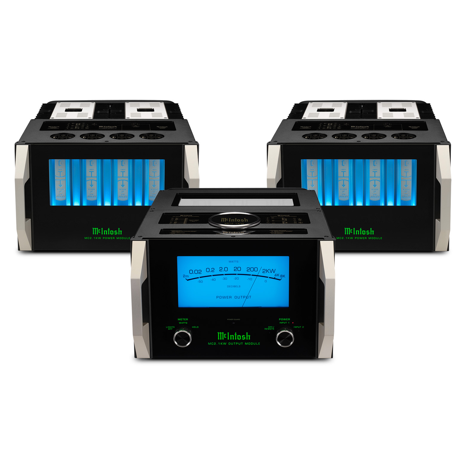 MC21KW Group Offset Front Top McIntosh MC2.1KW 1-Channel Power Amplifier - Image 1