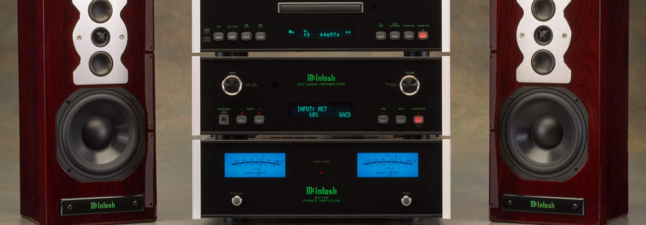 McIntosh XR50 bookshelf speaker for high-end stereo and home cinema systems