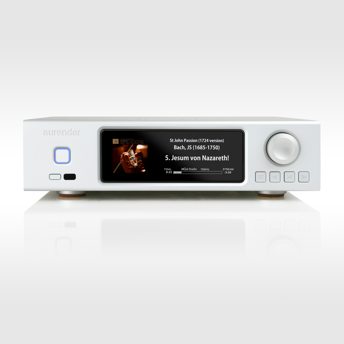 aurender_A200_silver_1 Aurender A200 Essential Analog Music Server - Image 1