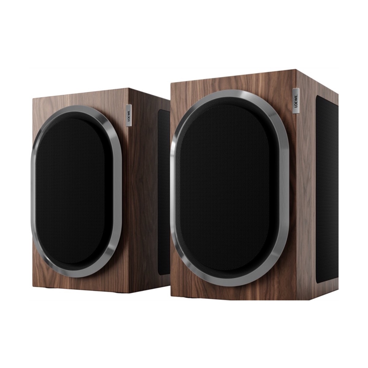 inicio walnut 6 Loewe Inicio High-End Bookshelf Speakers (Pair) - Image 1