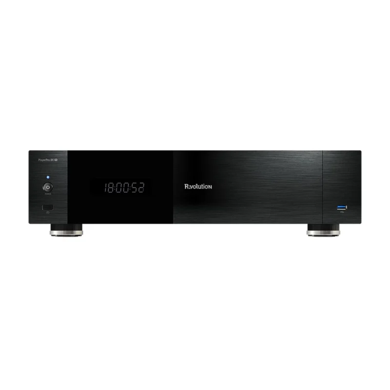 R_volution PlayerPro 8K TV медиаплеер, вид спереди