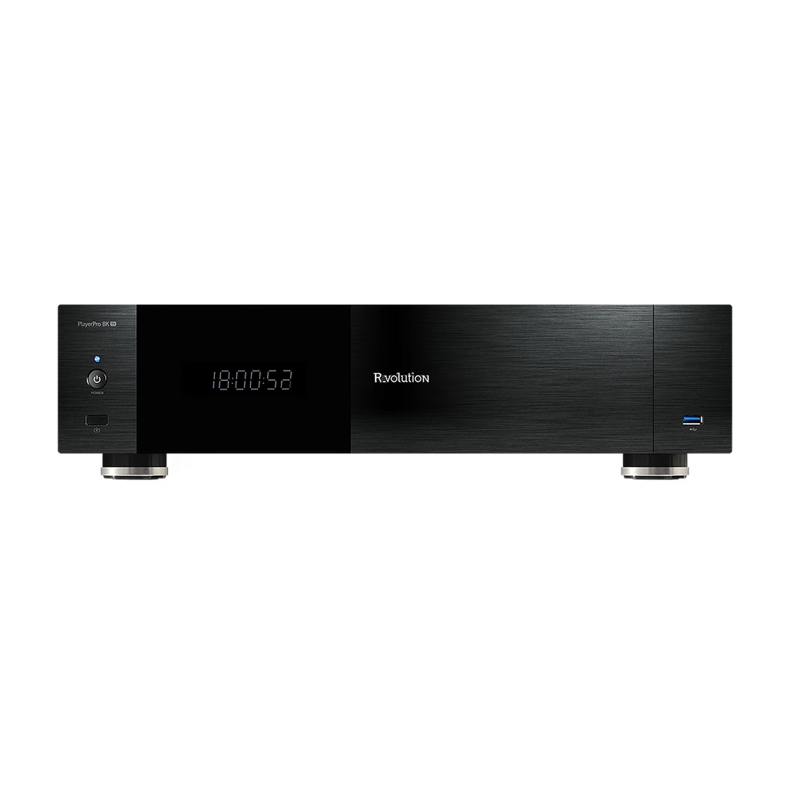 R_volution PlayerPro 8K TV – вид спереди R_volution PlayerPro 8K TV медиаплеер, вид спереди