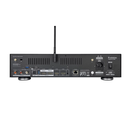 R_volution PlayerPro 8K TV, задняя панель с HDMI, USB, сетевыми и антенными разъёмами