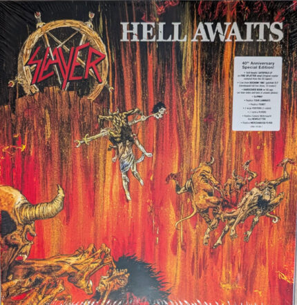 Slayer Hell Awaits 40th Anniversary Edition 3LP box set album cover