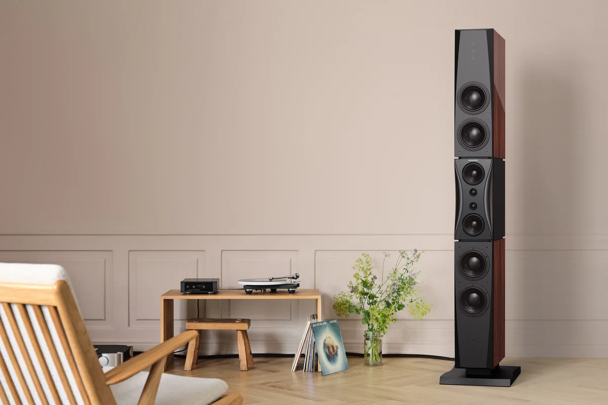 Dynaudio Evidence Platinum Collector’s Edition reference loudspeaker in an elegant listening room